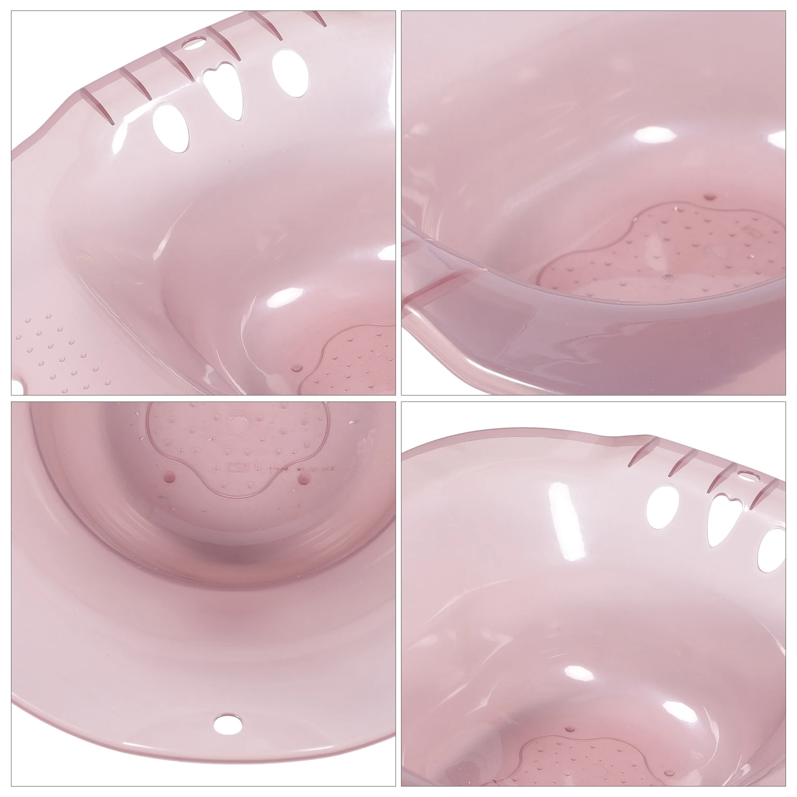 Lavabo de doble oreja, baño de asiento para inodoro, hemorroides posparto, lavabo de baño de plástico, diseño ergonómico antidesbordamiento