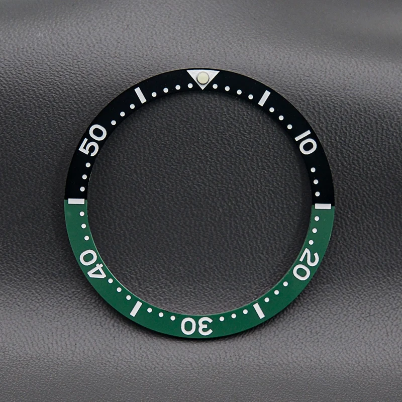 38mm*31.5mm Flat Ceramic Bezel Insert Fit  SKX007 SKX009 SRPD Watch Case 12 Hour Style Bezel Ring Men Watch Parts Gift