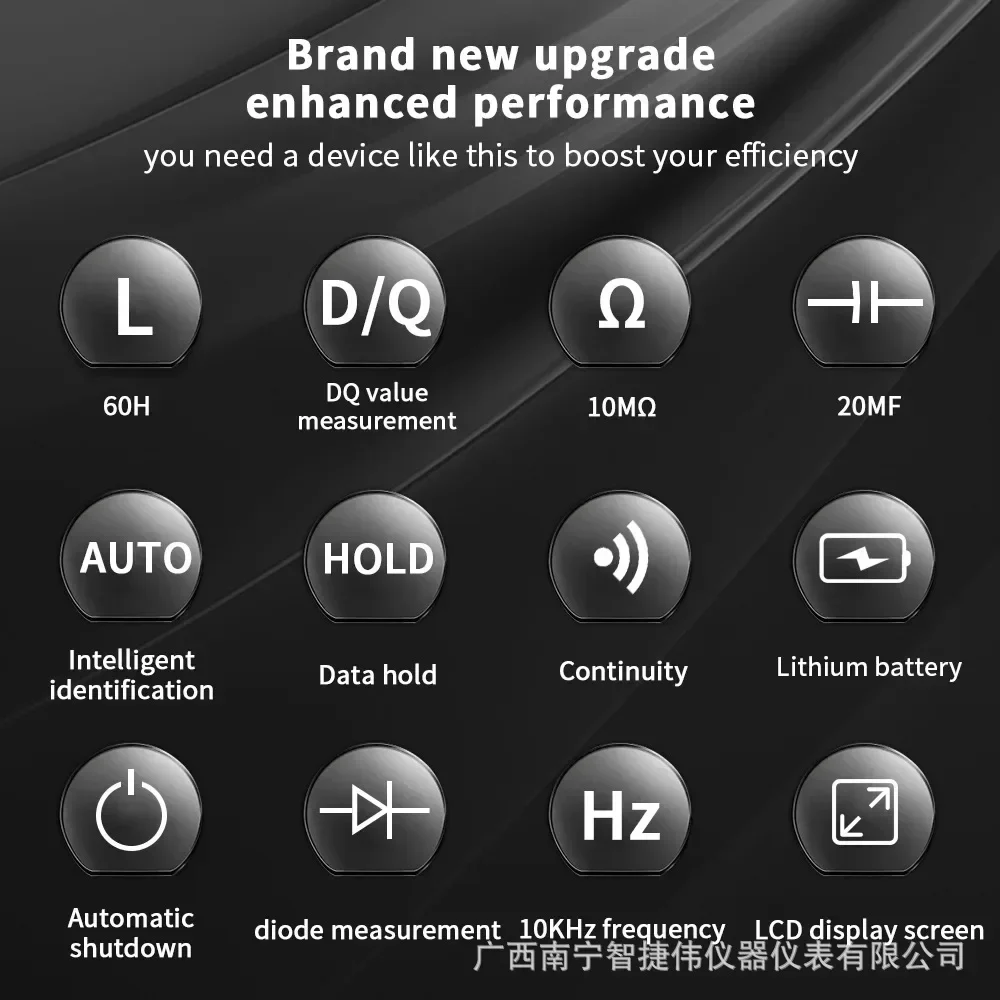 Resistance Capacitance Inductance Continuity Diode Test Measurement Tools ZOYI ZT-MD1 Digital Smart Tweezer LCR SMD ESR Tester