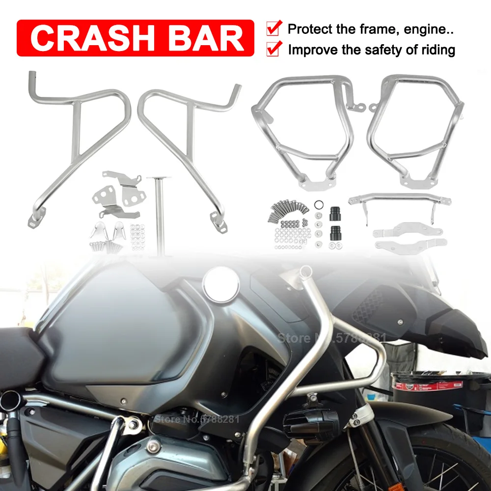 Motorcycle Engine Guard Tank Bar For BMW R1200GS R 1200 GS R1200 LC 2013 2014 2015-2019 Highway Frame Crash Bar Bumper Protector