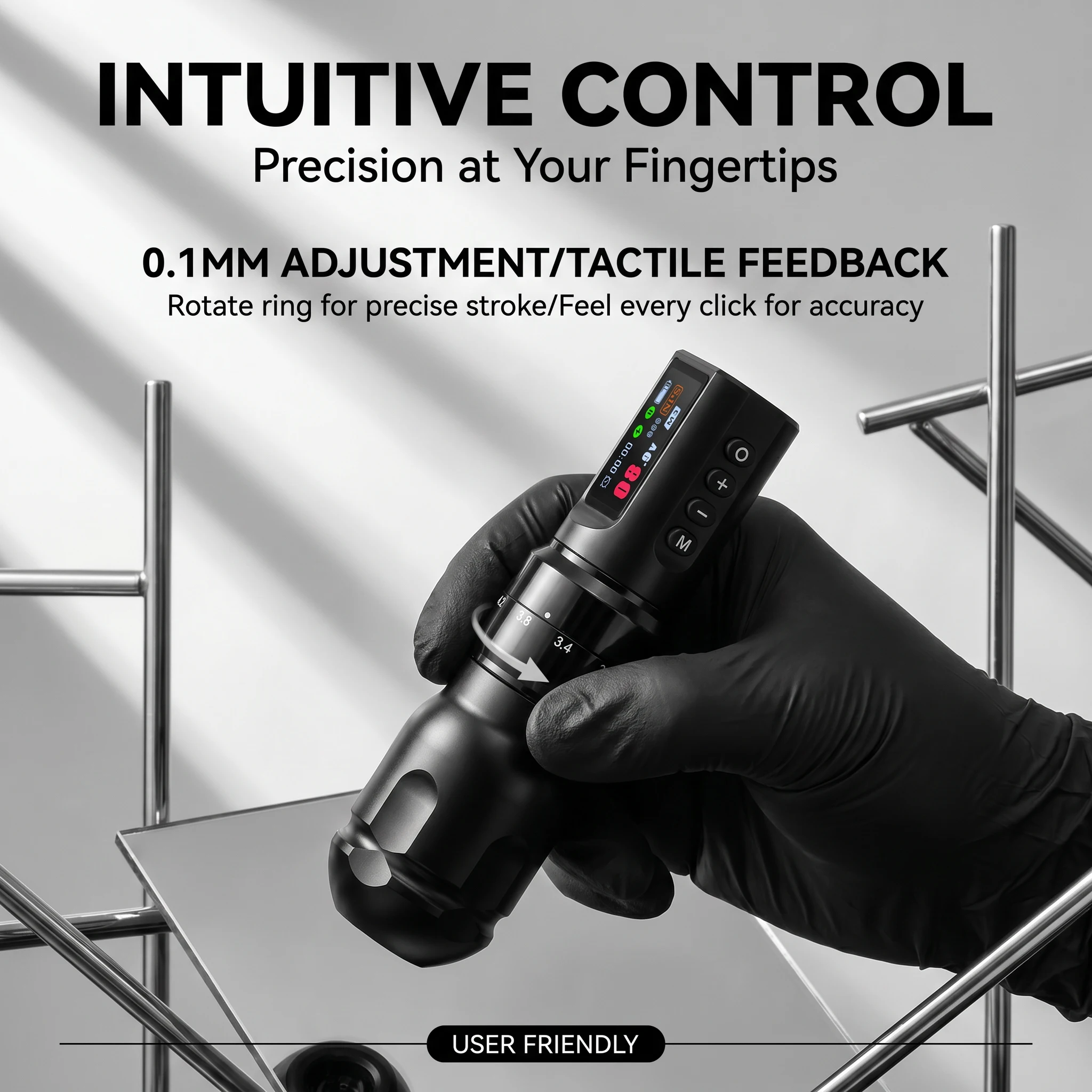 Tattoo Machine Cartridge Pen 1800mAh Large Capacity Battery Coreless Motor Pen Machine For Tattoo Artists