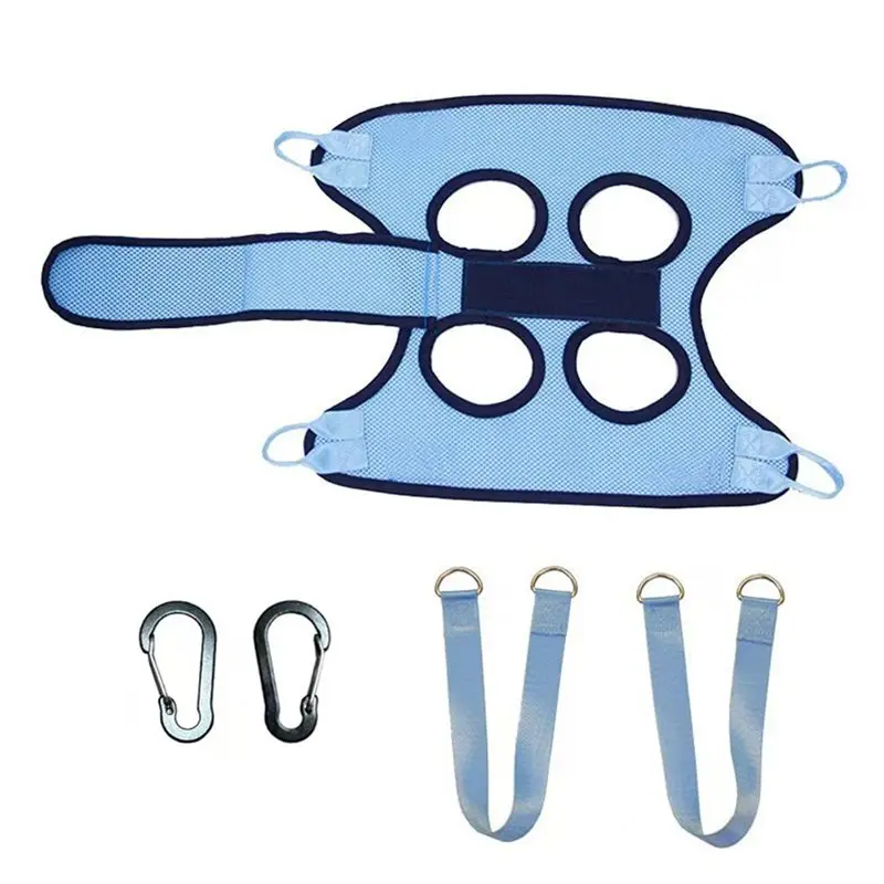 TKOH-Cat Grooming Harness Breathable Nail Trimming Pet Hammock Dog Grooming Helper With Security Strap Restraint Holder