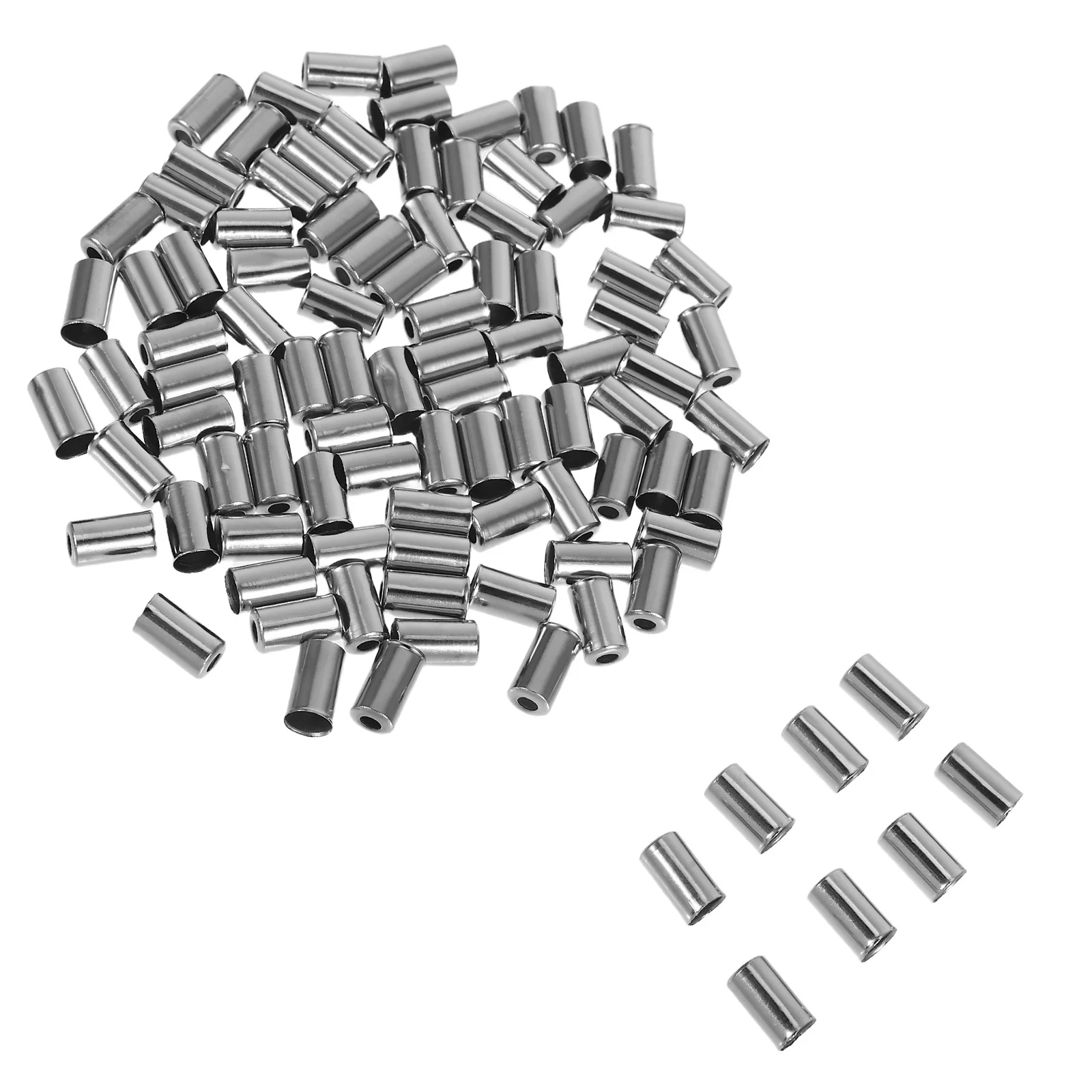 

100Pcs Copper Bike Brake Cable Caps 5mm End Protectors Brake Line Covers for Mountain and Road Bikes Cable Cap