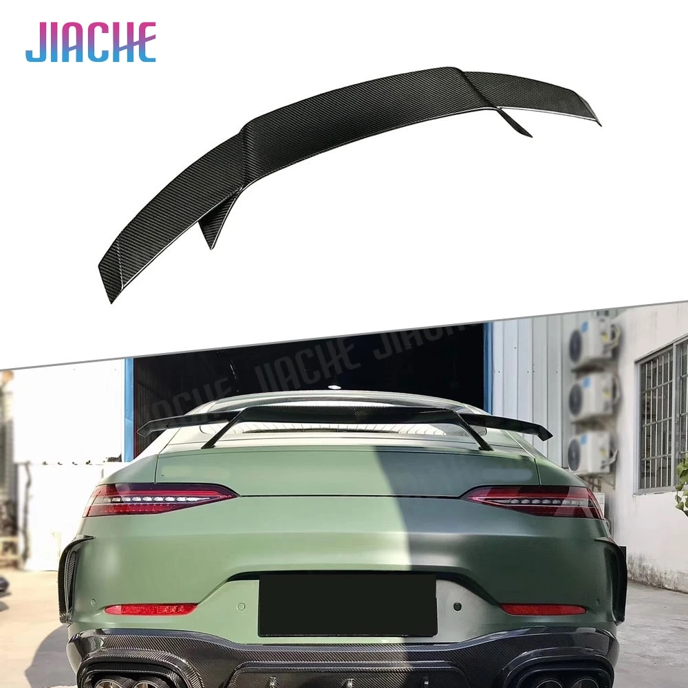 

Dry Carbon Fiber Rear Spoiler For Mercedes Benz AMG GT43 GT50 GT53 2019-2023 FRP Boot Racing GT Wings Car Styling