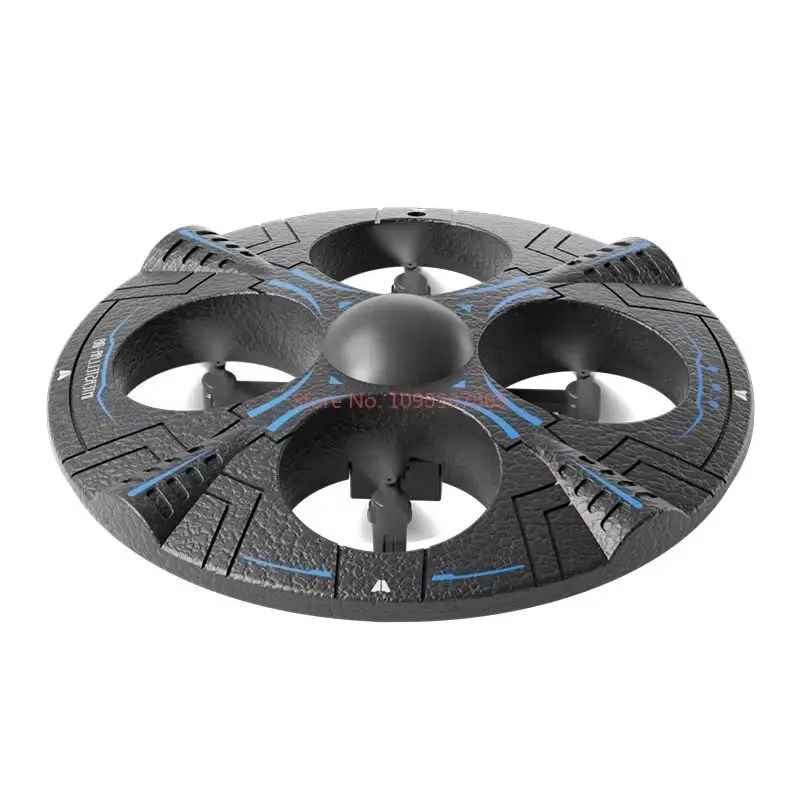 Giocattolo telecomandato UFO quadricottero - Disco volante per acrobazia a 4 assi con funzione in bilico ad alta resistenza Regalo perfetto per i bambini