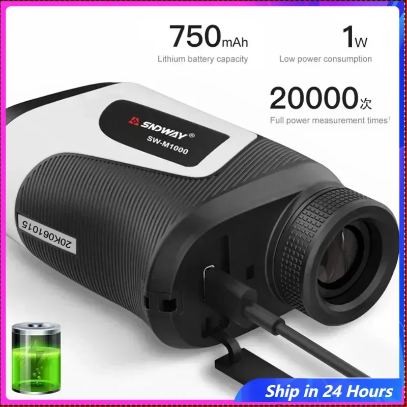 

English Version SNDWAY Telescope Laser Range Finder Hunting Golf Digital Tape Measure Laser Distance Meter 500m 700m 1000m Monoc