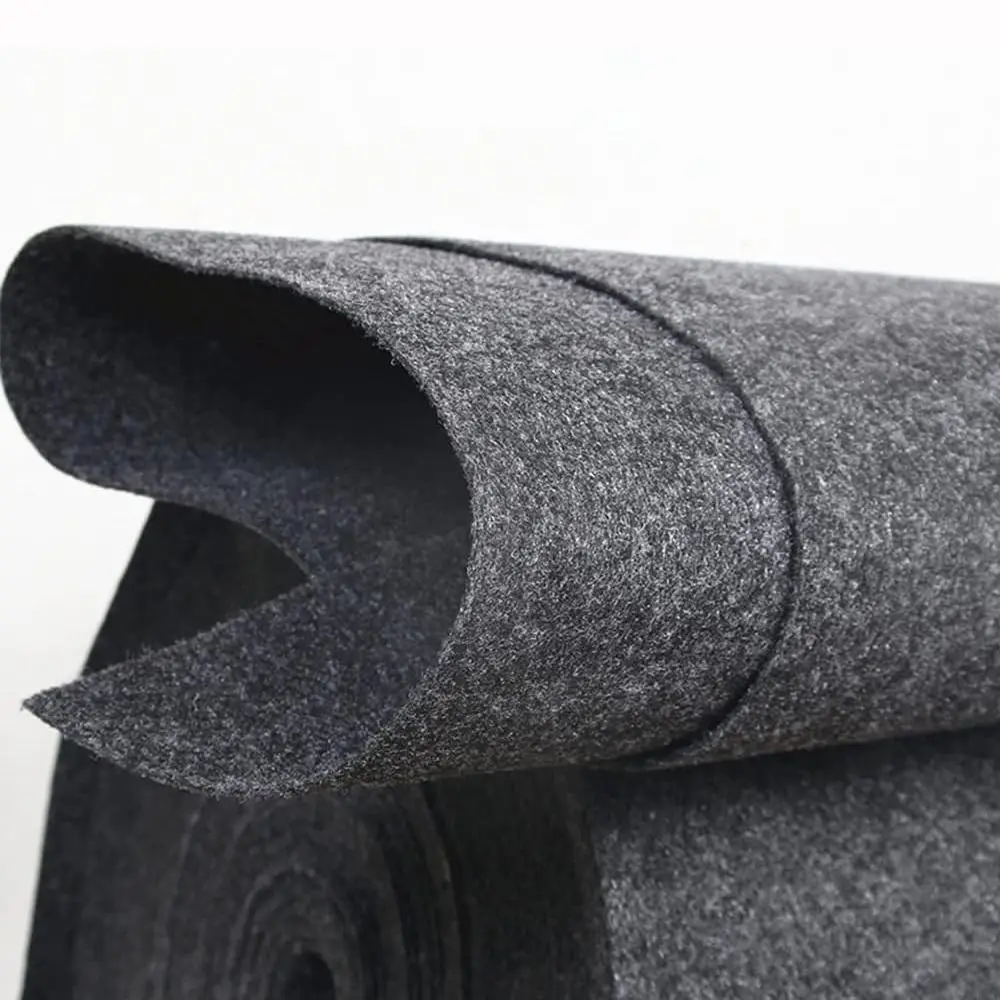 Protective Cover Black Grey Speaker Box Carpet Length 1/2M Width 0.5M Speaker Mesh Cloth Felt Fabric Marine Floor