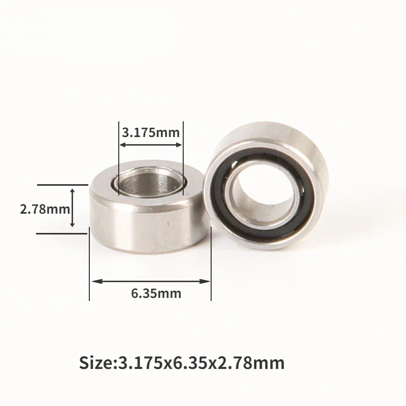 Dental Bearings Integral Shield Turbine Cartridge Rotor Ceramic Ball  SR144TLZ1WN for Sirona T2/T3 3.175x6.35x2.78mm