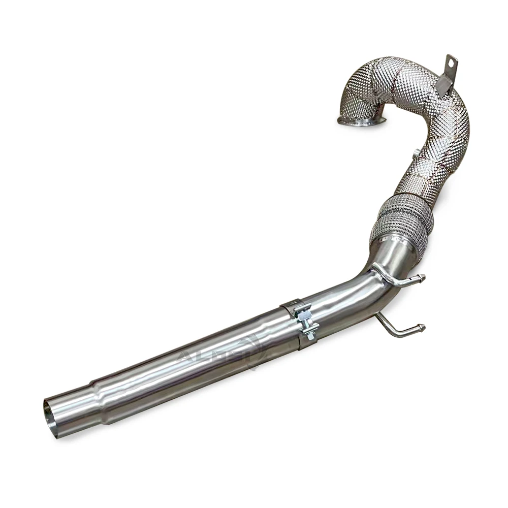 

Downpipe Suitable for Volkswagen Golf Arteon 2.0T 2018-2023 ss304 downpipe with insulation cover performance Front pipe