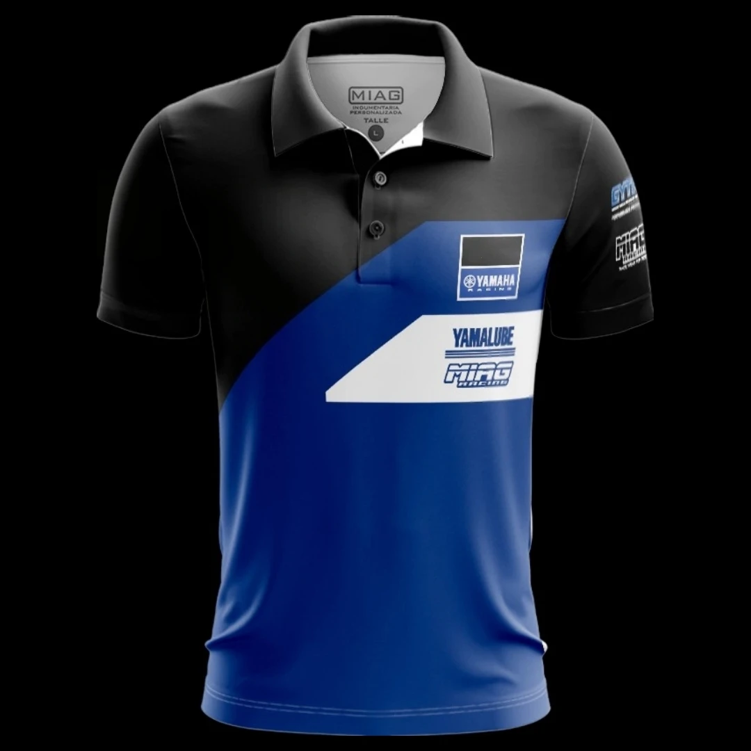Yamaha Racing Business Collar Polo Shirt Jersey Men Women Outdoor Sports Quick Drying Breathable Cycling Clothes Tshirt Off Road