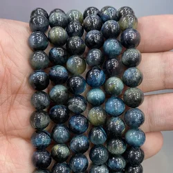 Multicolor Blue Gray Tiger Eye Agates Round Beads Diy Charms Bracelet Earrings Natural Stone For Jewelry Making 15