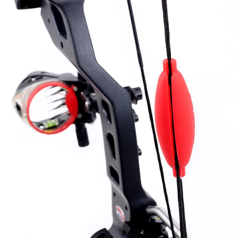 1 guma do komputera łucznictwo Peep Guard Protection polowanie części związek łuk Peep Sight ochronne łucznictwo Peep Sight parasol