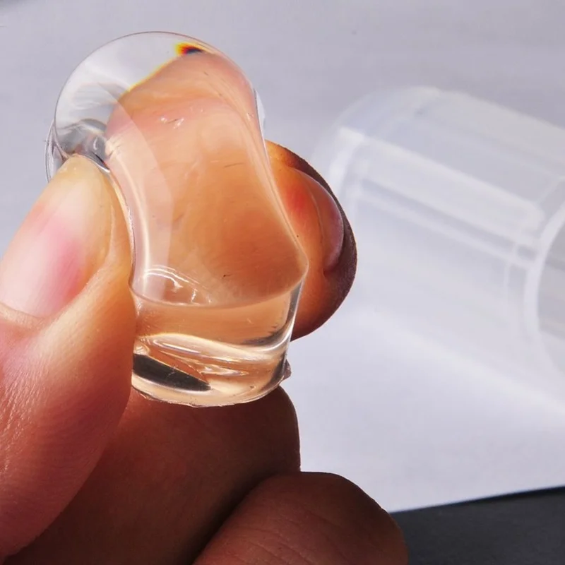 3/5/10Pcs Silicone Nail art Stamper Replacement Heads 2.8cm Transfer Pattern Plate Nail Stamp Clear Stamping DIY Manicure Tools