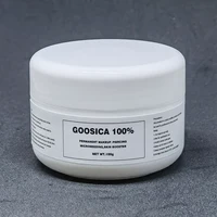 Nuevo 100% Goosica crema para tatuaje de cejas antes del maquillaje permanente Microblading Piercing ceja labios delineador belleza facial 100g