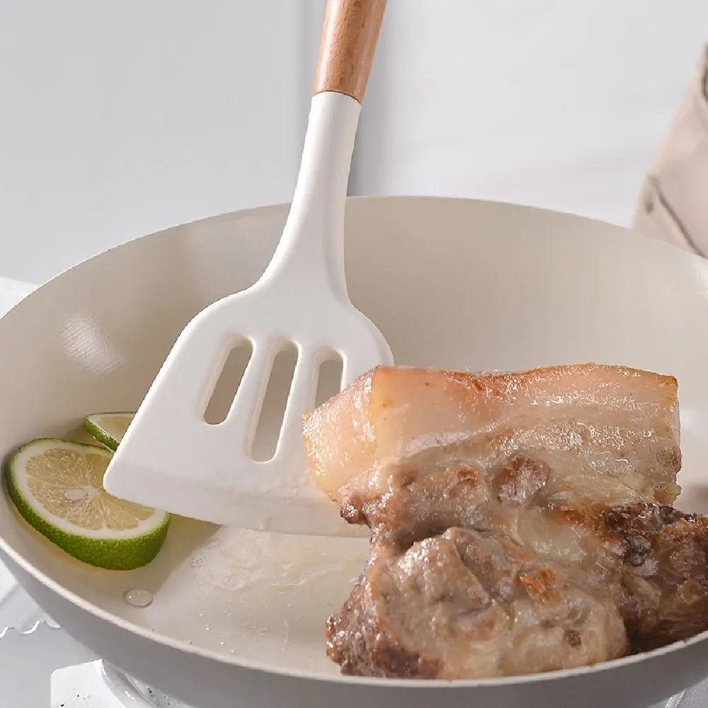 

12/14 шт./компл. термостойкий набор кухонной утвари, многофункциональный экологически чистый силиконовый набор кухонной посуды с ведром для хранения