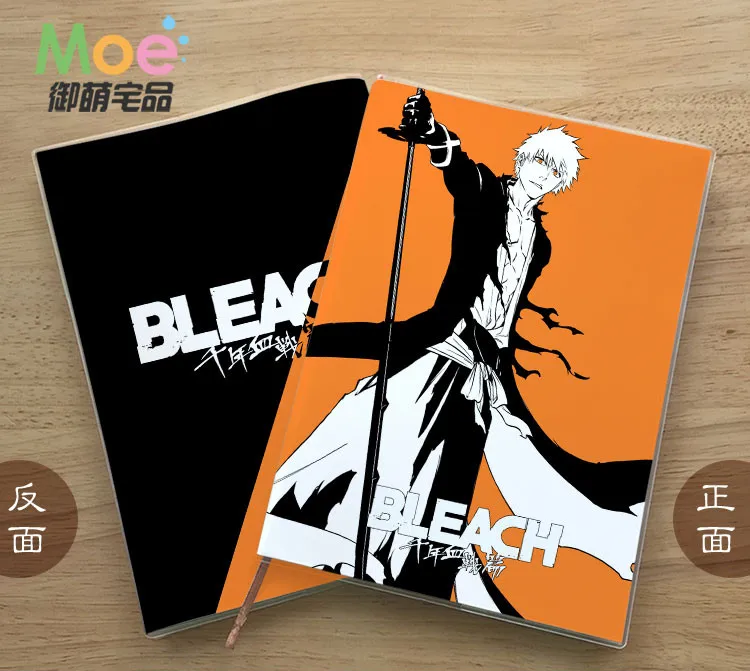 Anime Bleach Diary zeszyt szkolny papier Agenda Planner Planner Sketchbook prezent dla dzieci notebooki 1305