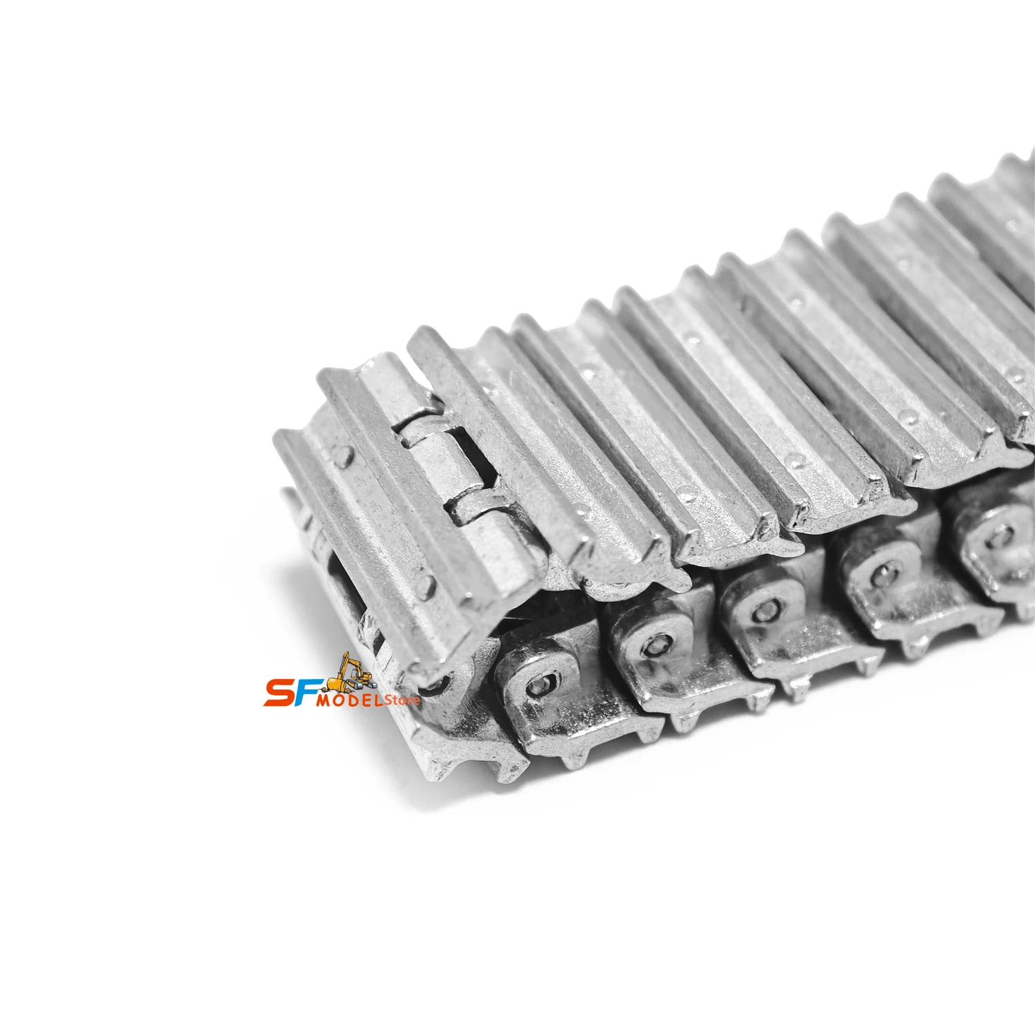 1/50 Mini Excavator Upgrade Black Metal Tracks Suitable for 50 Scale 970 Excavator 636 Loader 520 Excavator DIY Metal Track