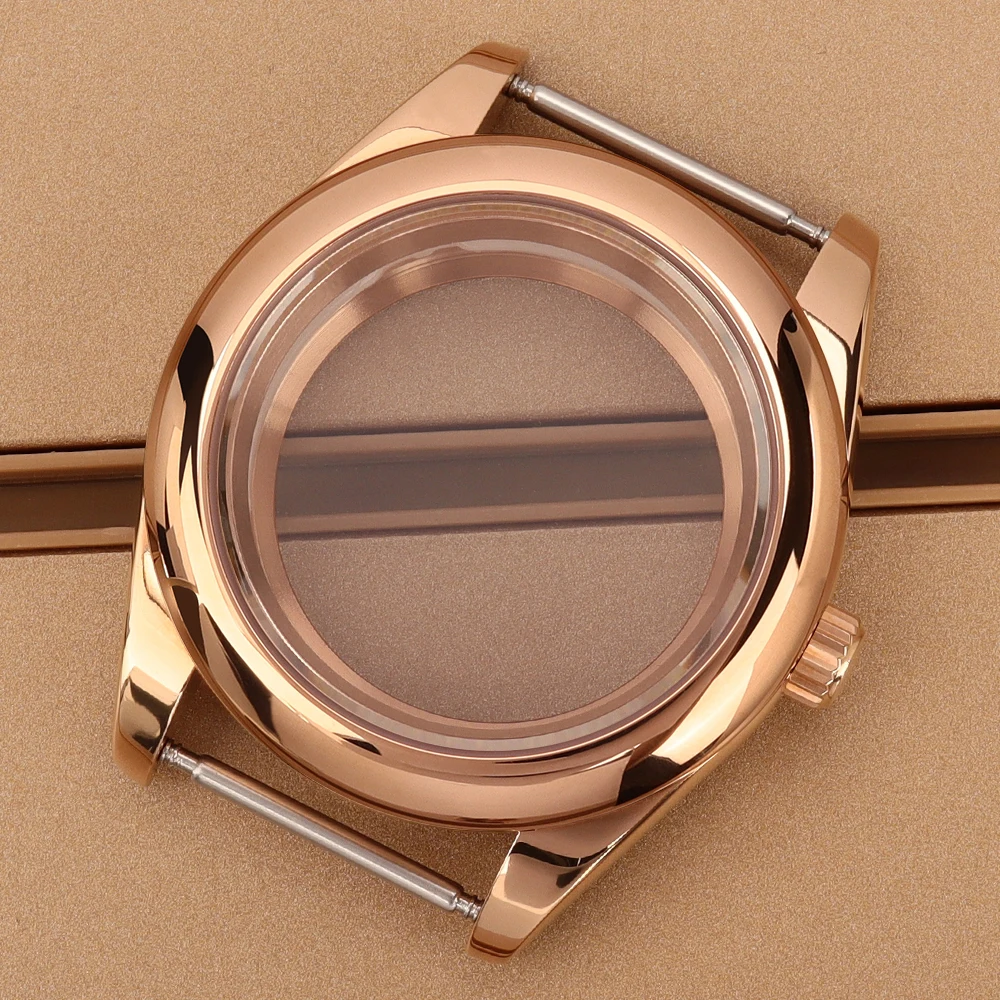 36 مللي متر/39 مللي متر حافظة فاخرة الياقوت الزجاج مقاوم للماء ل NH35 NH36 NH38 4R36 ميوتا 8215 حركة 28.5 مللي متر الهاتفي المحار نمط ساعة #3