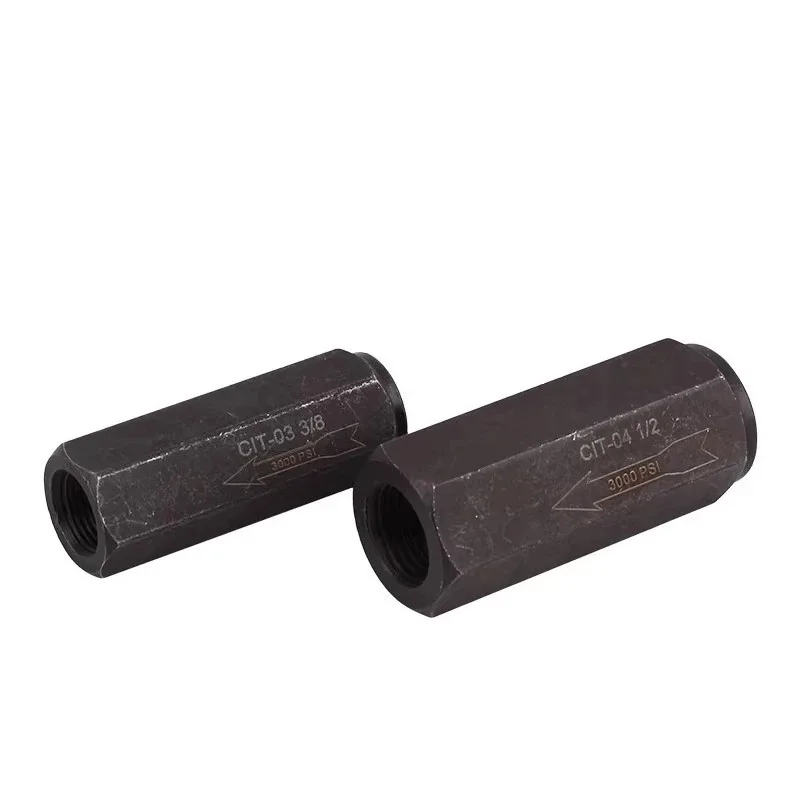 Straight Through Pipe Check Valve CIT-02/03/04/06 Pneumatic Hydraulic One-Way Flow Control Fitting