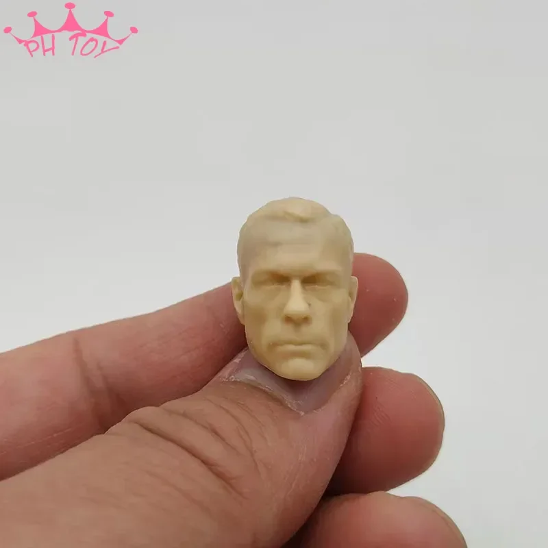 Unpaint Head Played Model 1/12 jean-claude van damme Head Sculpt for 6in SHF Action Figure Toy