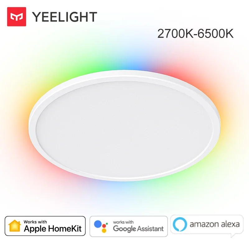 Yeelight Smart LED RGB Ceiling Light 400C 300C 235C Ultra Thin 2700K-6500K Dimmable IP54 Waterproof 220V 18W 21W 24W for Homekit