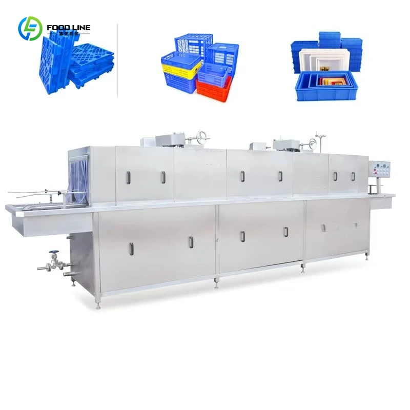 Customized Food Plastic Bakery Egg Tray Crate Box Basket Washer Cleaner Washing Drying Machine