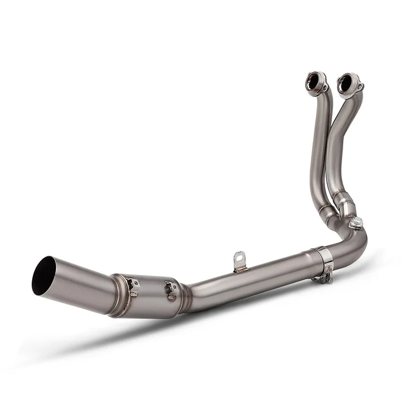 Motorcycle Exhaust Front Link Pipe 60mm Interface for KOVE 800X 800 X Adventure Rally Pro 2023-2025 Stainless Steel