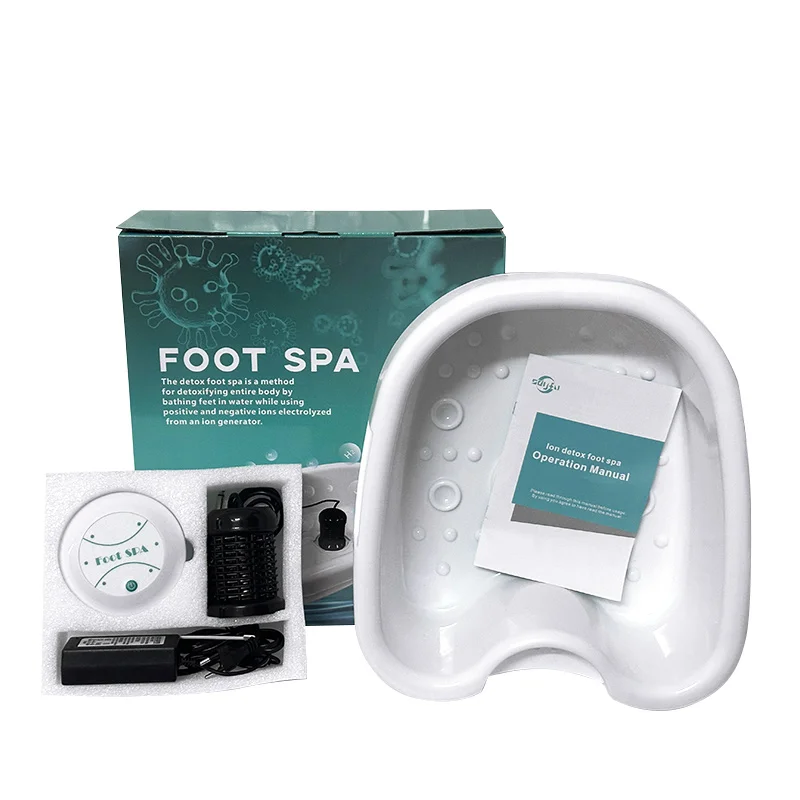 

Electric Detox Ion Foot Spa Bath Massager Machine Footbath Cleanse Footspa Vibrat Whirlpool Care Deep Tissue Clean Arrays Aqua