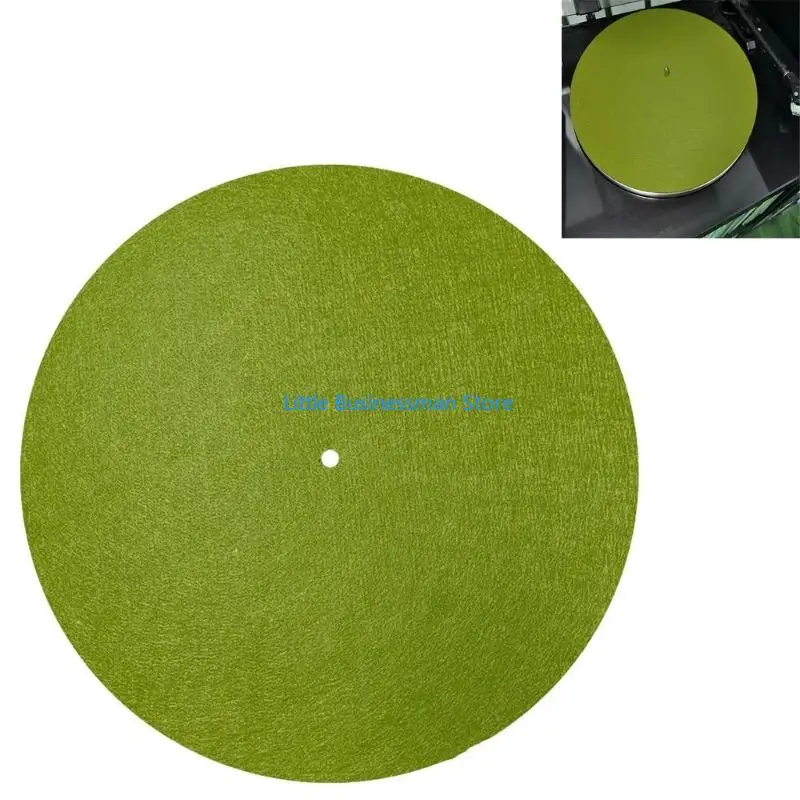 Plattenspieler-Slipmat für Vinyl für LP-Plattenspieler, 12-Zoll-Plattenmatte, 295 mm Durchmesser, M76A – Detail 2