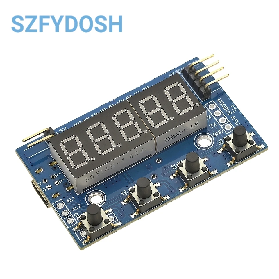 

24-битный прибор для взвешивания HX710 — интеллектуальный сенсорный модуль поддерживает TTL/Modbus для точных цифровых весов