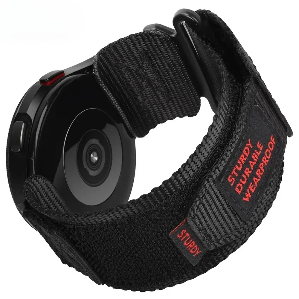 22mm 20mm Taktisches Sportarmband für Samsung Galaxy Watch 7 6 5 4 40mm 44mm Band 6Classic 43 47mm Nylon-Schlaufenarmband Active GearS3