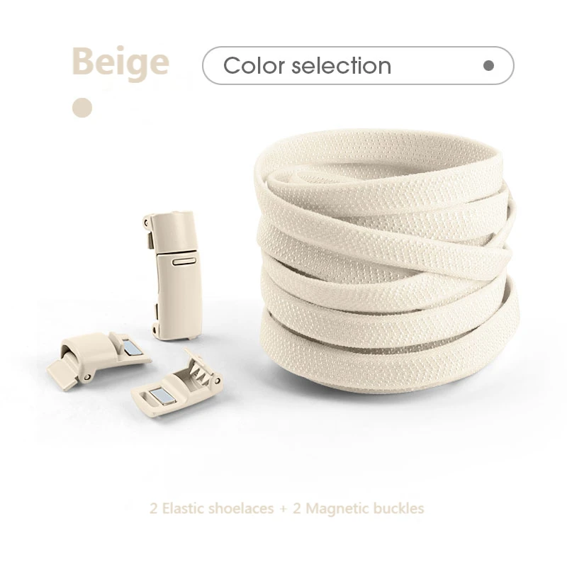 Magnetverschluss-Schnürsenkel ohne Bänder, bunte elastische Schnürsenkel, Sneakers, ohne Krawatte, Schnürsenkel für Kinder und Erwachsene, flache Schnürsenkel, Gummibänder