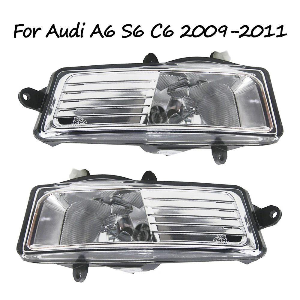 For Audi A6 S6 C6 Sedan Avant Facelift 2009 2010 2011 Fog Lamp Front Bumper Anti Fog Light 4F0941699A 4F0941700A