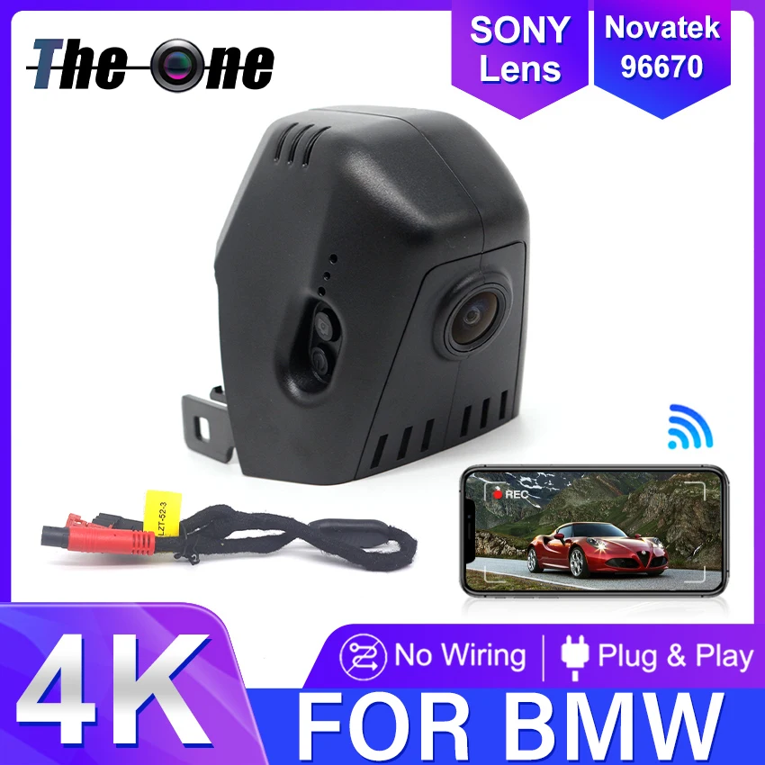 For BMW 5 6 7 series G30 G31 520i 530i 540i m550i 520d 530d 540d G11 G12 6 GT G32 M5 F90 G32 UHD 2160P Car Dvr Dash Cam Camera