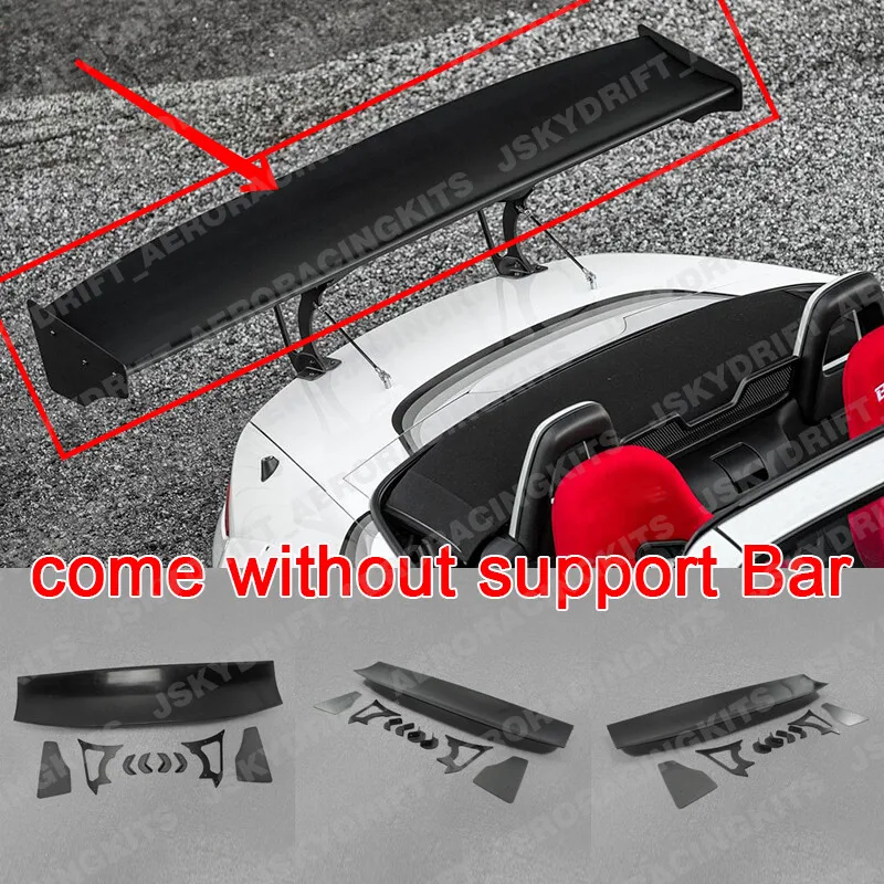 For Mazda MX5 ND ND5RC Roadster Miata Rear Trunk Spoiler Wing Lip FRP Unpainted