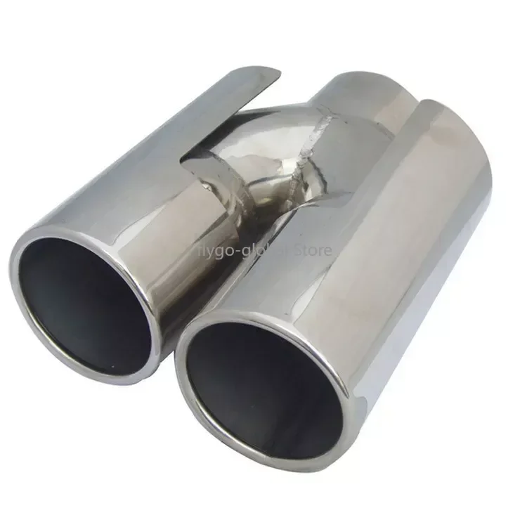 Suitable for BMW X1 one minute two welded models modified exhaust tailpipe / also have baked titanium blue