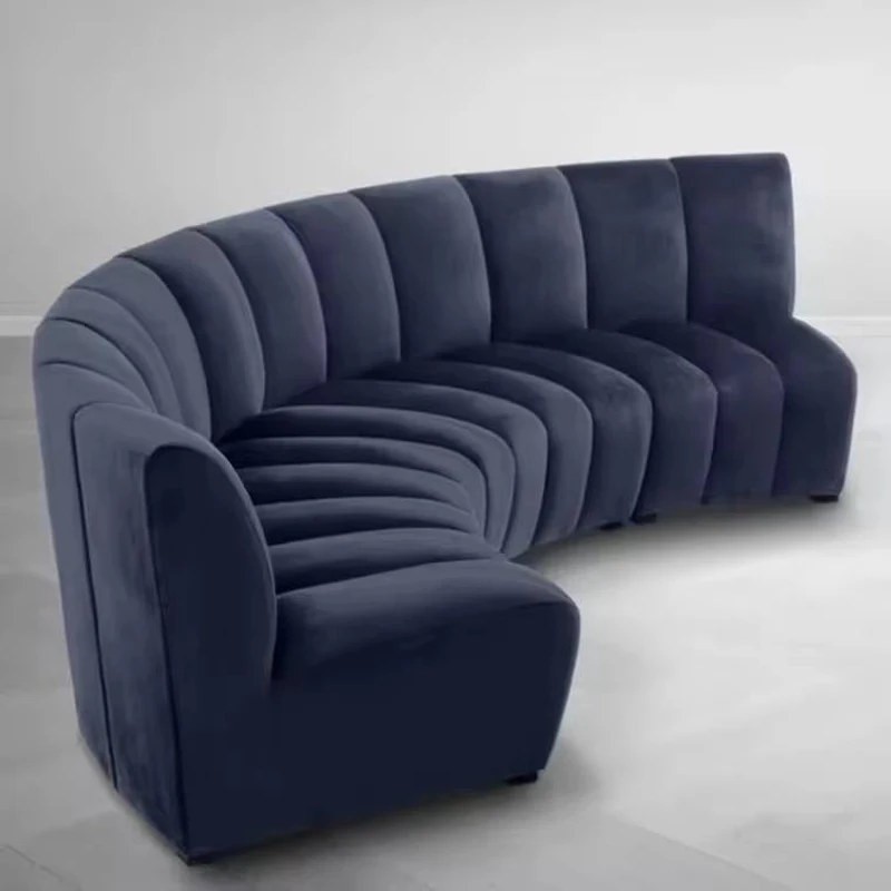 Modern Channel C-Shape Sofa Set U-Style Living Room Furniture Couch Design Elegant Home Decor - view 6