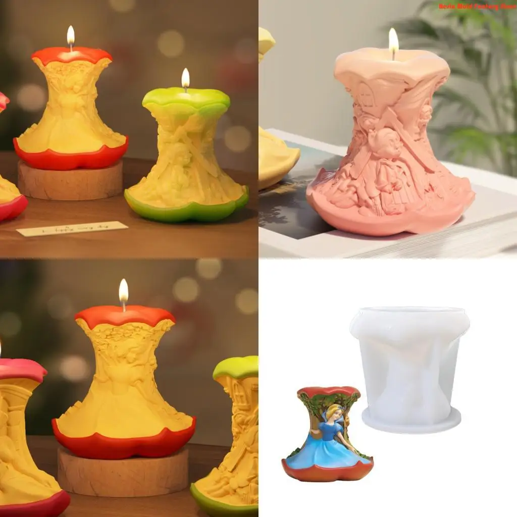 

MXME Premium Silicone Mold Showcasing Intricate Princess Designs for DIY Projects