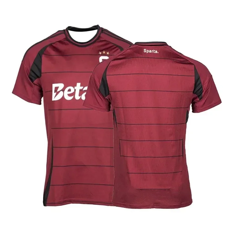 Maillots d'entraînement de l'équipe de football de la République tchèque 25_26 – Indispensables pour les fans – Design imprimé en 3D Prague Sparta