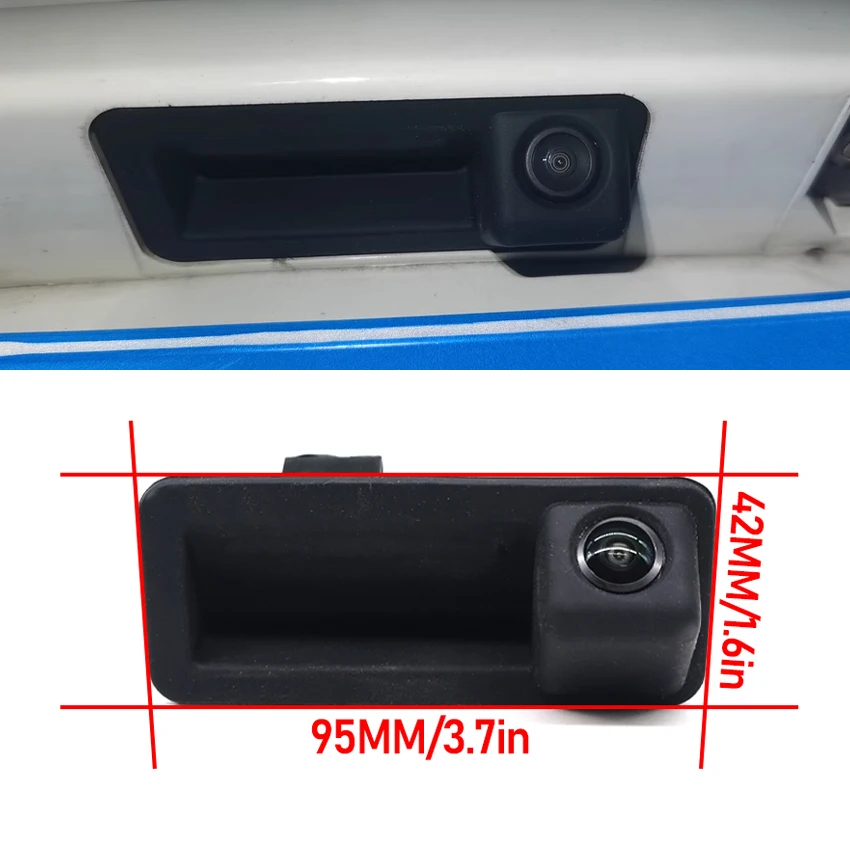 CCD Car Rear View Camera Trunk Handle Camera Waterproof For Ford Fiesta Hatch MK6 MK7 MK7.5 2008~2014 2015 2016 2017 2018 2019