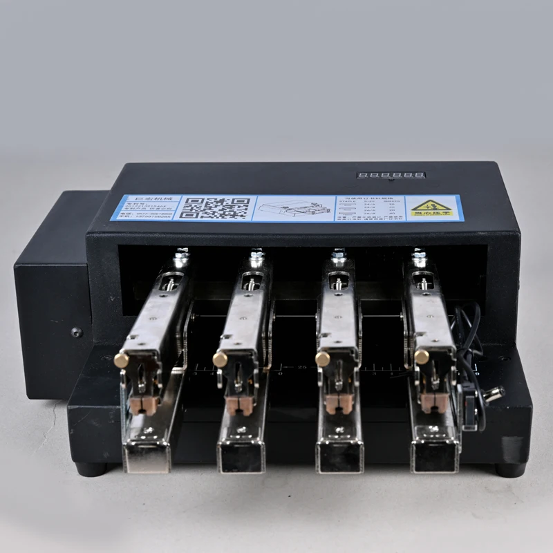 Single/Dual/Triple/Quad Heads 200 Times/Min For Paper Cardboard Binding 1-2.5mm Thickness Electric 10# Wire Binding Machine