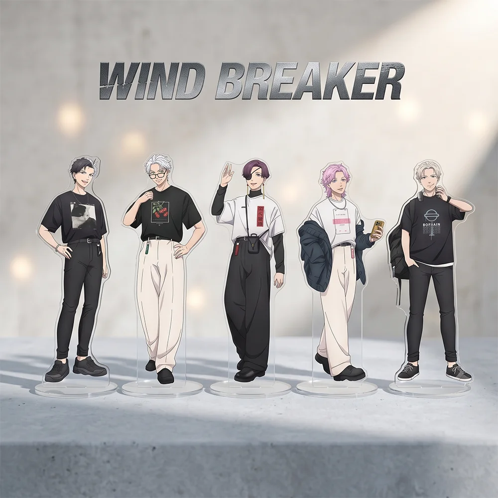 WIND BREAKER Summer Outfit 15CM Double Sided Acrylic Stand Keychain 2026 New Anime Stand Haruka Sakura Tabletop Display Decor