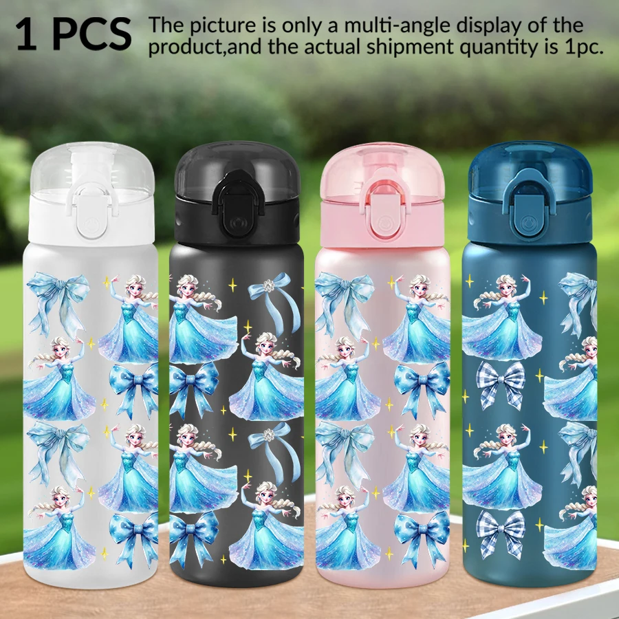 1 قطعة ديزني إلسا/القوس/نمط 26 أوقية زجاجة مياه بلاستيكية كوب رياضي كهدية عيد ميلاد/العودة إلى المدرسة