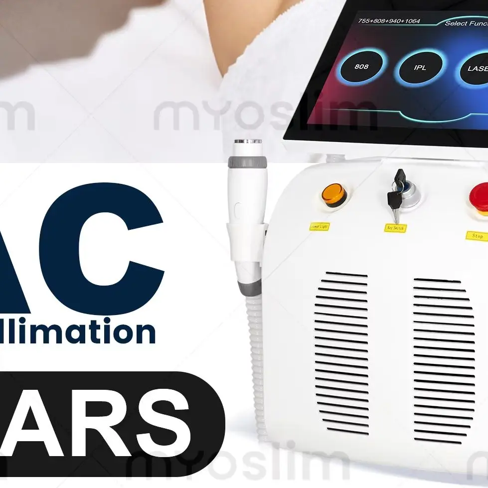 4-in-1 10-Bar 5000W FAC Removal Machine Pico Tattoo Removal IPL Skin Rejuvenation RF Anti-Aging Beauty Device