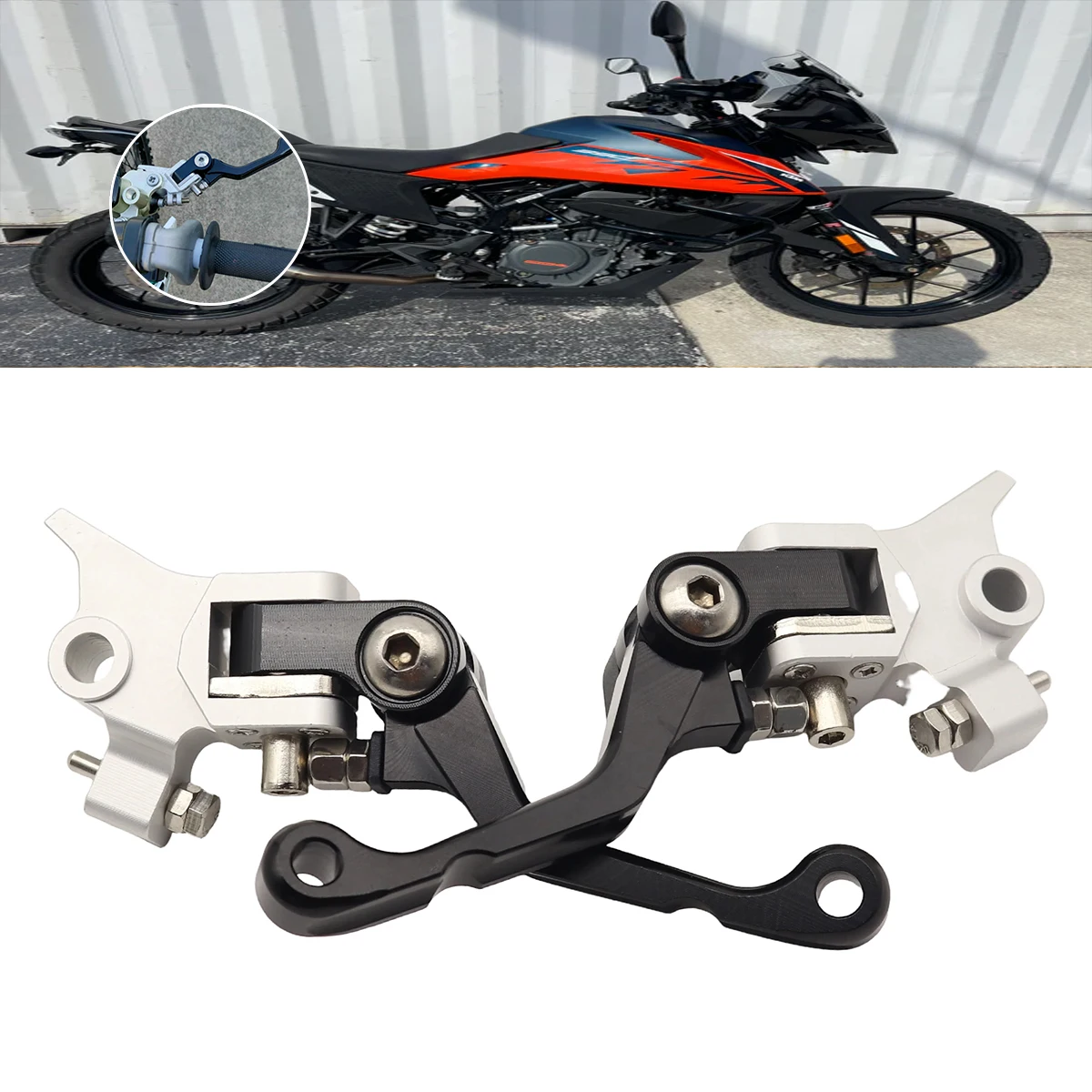 Palanca de Freno y Embrague CNC para Motocicleta KTM 125 150 250 300 350 450 500 EXC EXCF SX SXF XC XCF XCFW y Husqvarna TE FE TC FC TX