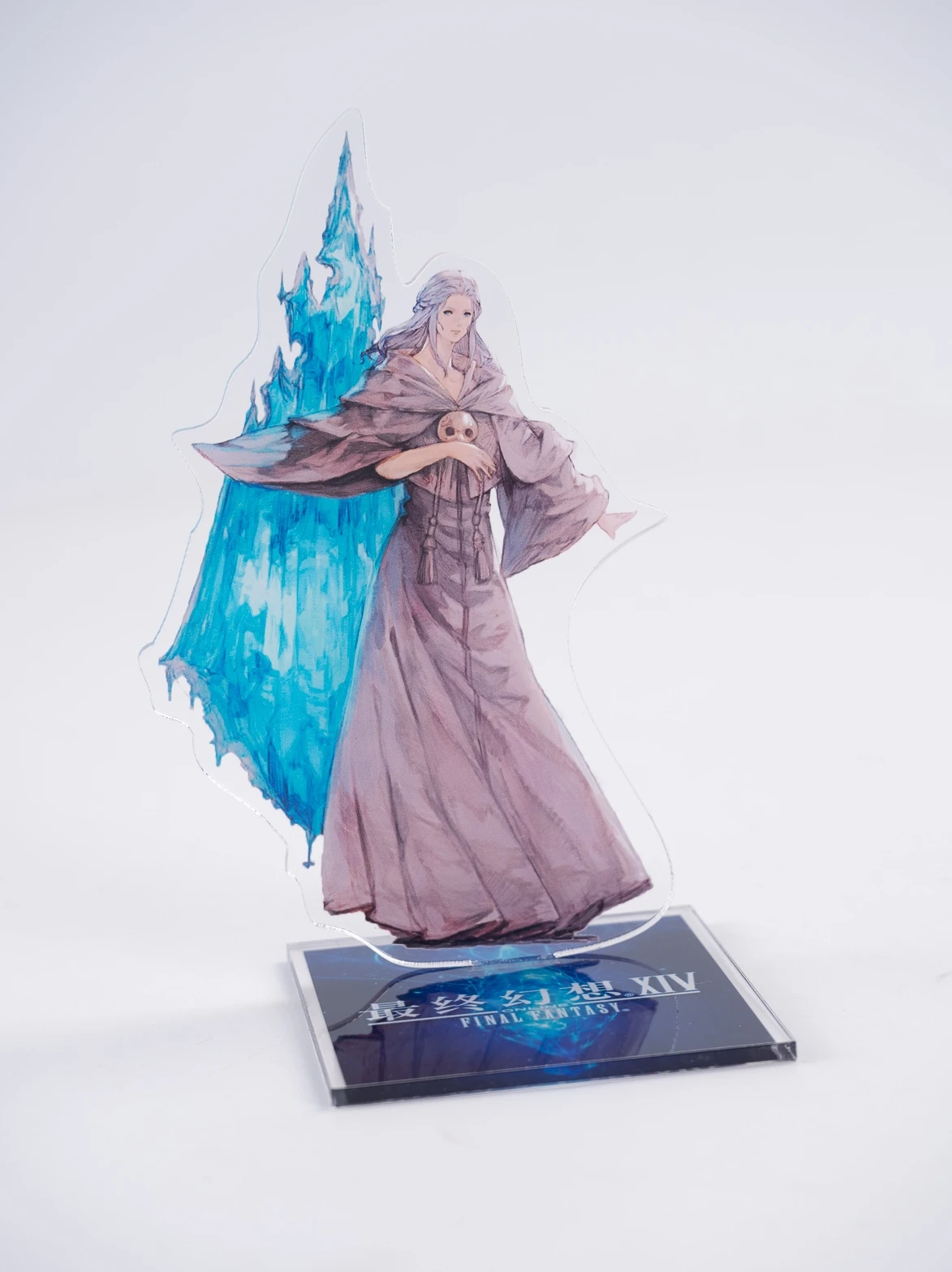 Fantasy XIV FF14 ga "raha Tia شخصية حامل أكريليك أنيمي ، نموذج قائم ، زخارف طبق سطح المكتب ، هدية عيد ميلاد فتاة