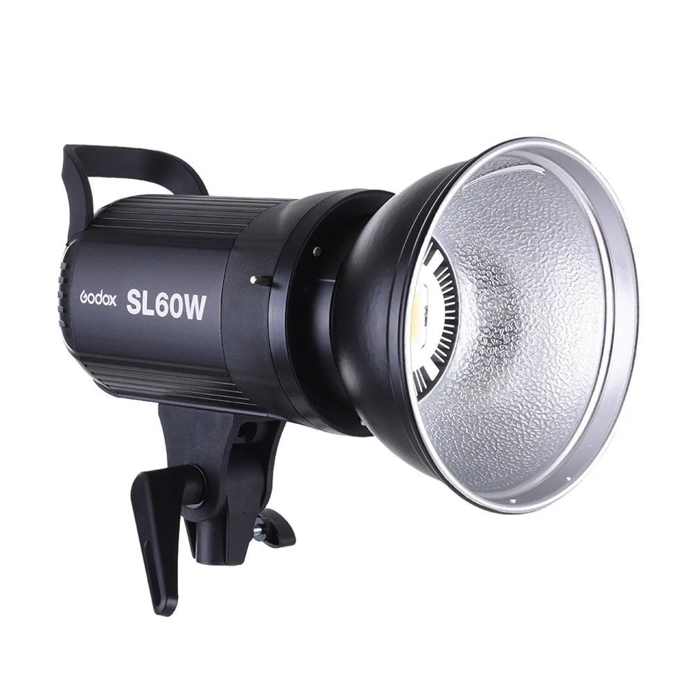 Godox-Luz LED de vídeo SL60W SL-60W, 5600K, versión blanca, luz de vídeo continua, montaje Bowens para grabación de vídeo en estudio