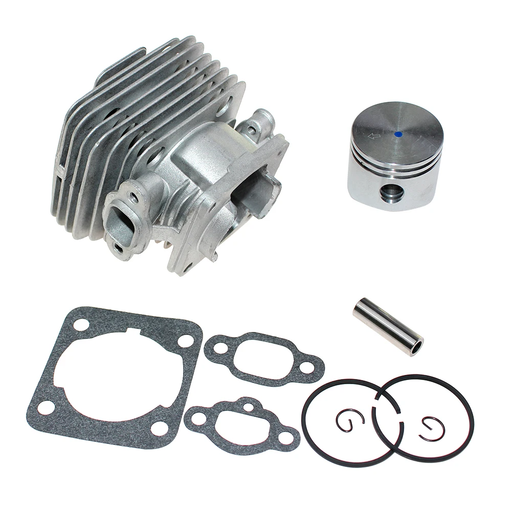Imagem -06 - Kit de Pistão do Cilindro Apto para Oleo-mac 741 Bc420t Bcf420 Sparta 42 44 420 440s 440t 441t 441t 441bp 4400 Om43 Om43bp 61202322 40 mm