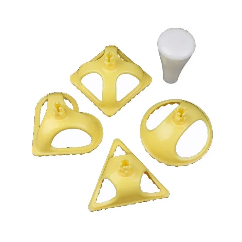 4Pcs/set Plastic Dumpling Molds Press Tool Kitchen Cooking Pastry Ravioli Mould Straw Jiaozi Pierogi Mold Dumpling Mold