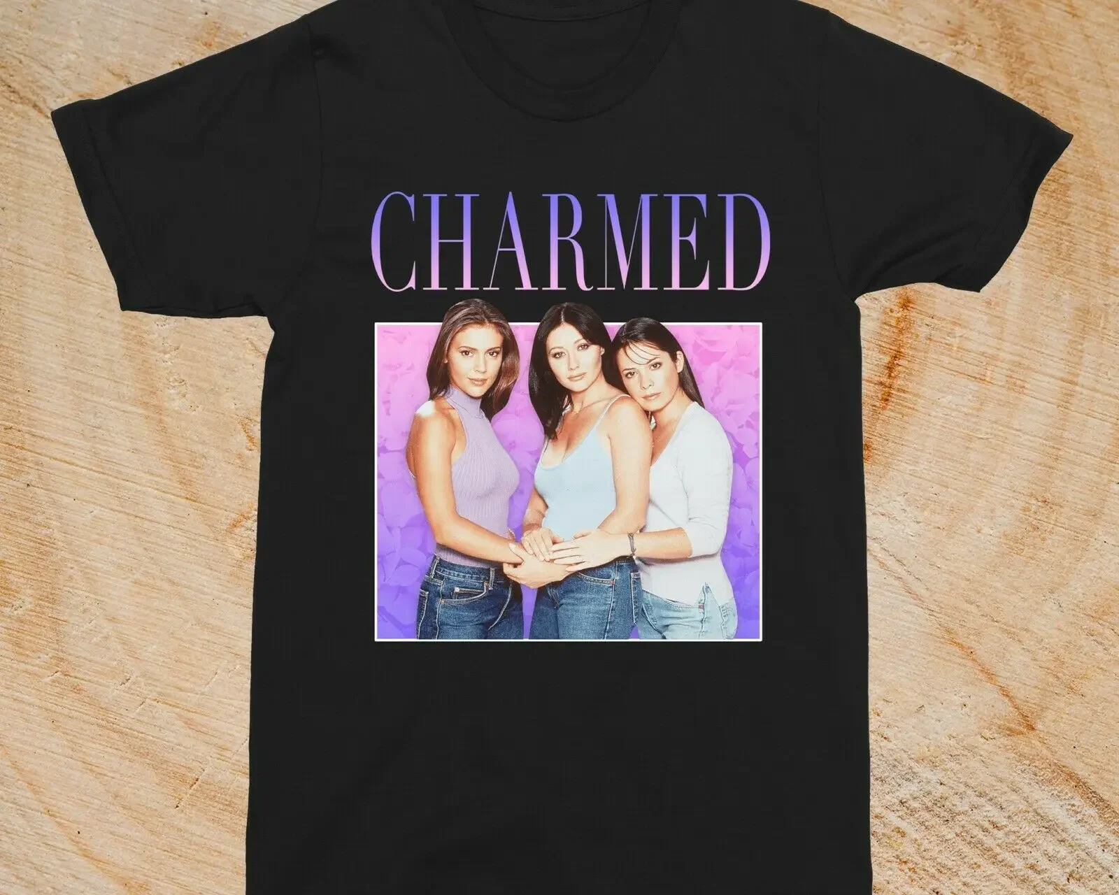 Charmed Tv Show 90S Crewneck Vintage Shirt Womens T Shirts Graphic Custom Aldult Teen Unisex Digital Printing Tee Shirt Xs-5Xl